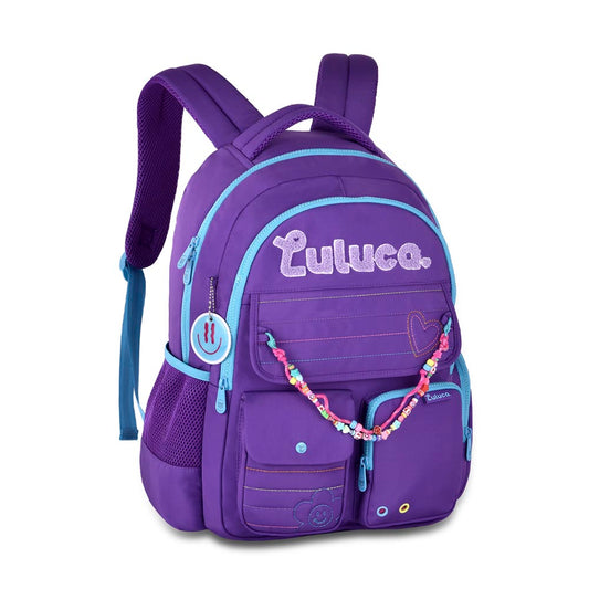 Mochila Escolar Luluca 3B Miçanga Original Clio