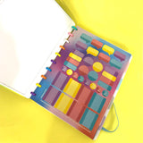 Caderno De Disco Glitter Tie Dye