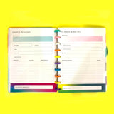 Caderno De Disco Glitter Tie Dye