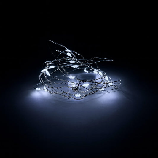 Fio De Fada 20 Leds 3 Funções Com 2 Metros Para Decoração