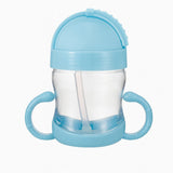 Copo De Transição Infantil Com Alças E Canudo De Silicone 250ml