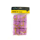 Enfeite De Natal Presente Holográfico Com 6