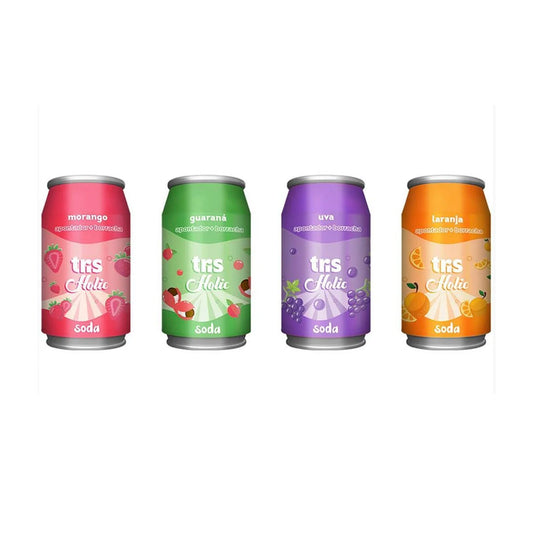 Apontador Com Depósito + Borracha Soda Holic Lanchinhos Tris