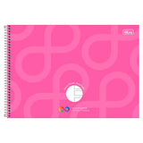 Caderno De Desenho Meia Pauta Ampliada Espiral Neurodiversidade 40 Folhas Tilibra