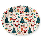 Anúncio Bandeja De Natal Decorativa Retangular/Redonda/Oval Mesa Natalina