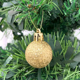 Bola Natal Nº3 Dourada Com 15