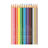 Lápis de Cor Com 12 + 3 cores Metálicas Faber Castell