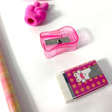 Kit Escolar Infantil Papelaria Divertida Menina/Menino Com 7 Peças