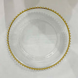 Bandeja Natalina De Acrílico Luxo 33cm