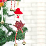 Enfeite Feltro Papai Noel Com Guizo 20Cm