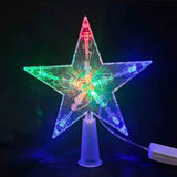 Ponteira Estrela De Led 21cm Com 8 Funções 127v