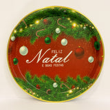 Anúncio Bandeja Natalina Retangular/Redonda Decoração Para Casa
