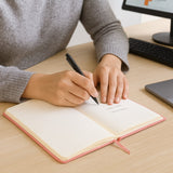 Caderno Pequeno Com Elástico A5 Liso Pautado Yins