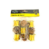 Enfeite De Natal Sortido Com 9