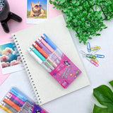 Kit Caneta Gel Pastel Rebecca Bonbon Com 6 SkyPaper