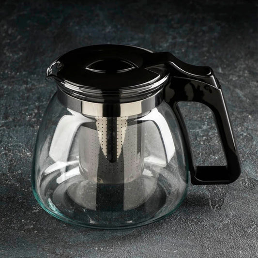 Chaleira De Vidro Com Infusor Em Aço Inox 900ml
