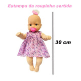 Boneca Fofa Com Chupetinha Baby Bibita