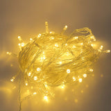 Pisca Estrobo Led Decoração De Natal 100 Luzes Branco Quente 8m 127V