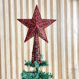 Ponteira estrela vazada 25cm