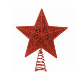 Ponteira Estrela com Arabescos Vazados e Glitter