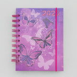 Agenda 2026 Glitter Pequena Espiral Capa Dura 336 Páginas