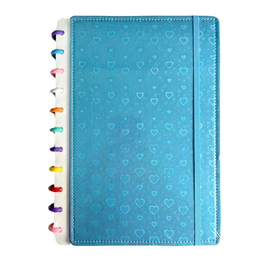 Caderno De Disco Holográfico Grande Coração