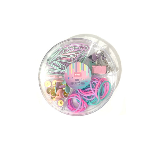 Kit Organizador Escritório Pastel FWB