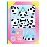 Caderno Brochura Capa Dura Universitário Panda 80 Folhas Tilibra