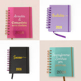 Agenda 2026 Motivacional Pequena Espiral Capa Dura 336 Páginas