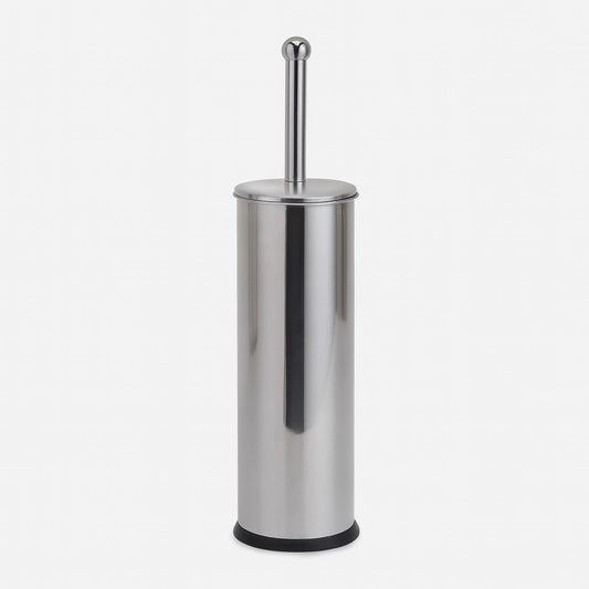 Escova Sanitária Com Suporte Em Inox Para Limpeza E Higienização De Vaso