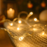 Pisca Estrobo Led Decoração De Natal 100 Luzes Branco Quente 8m 127V