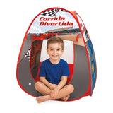 Barraca Infantil Menino Tenda Cabana Dobrável Carros