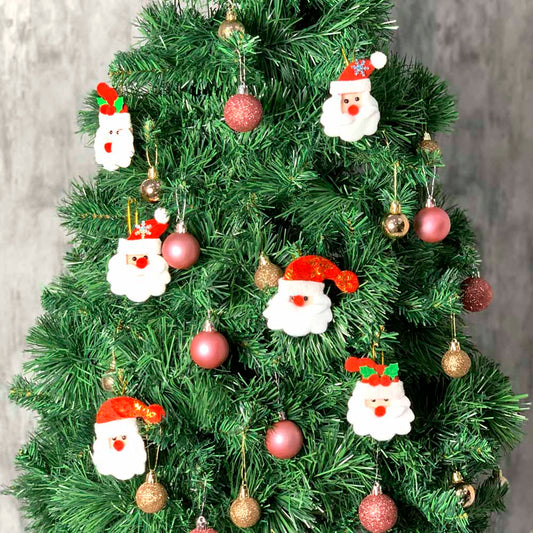 Enfeite Papai Noel Feltro Com 2