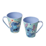 Caneca Plástica Stitch e Angel 360ml
