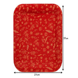 Anúncio Bandeja De Natal Decorativa Retangular/Redonda/Oval Mesa Natalina