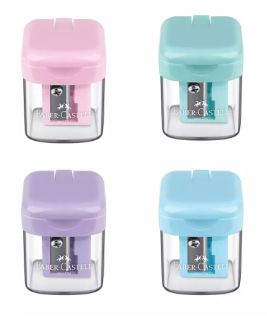 Apontador Pastel Com Lixeirinha - Faber Castell