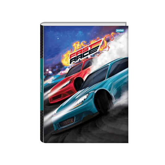Caderno 1/4 Brochura Fast Race 80 Folhas Jandaia
