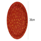 Anúncio Bandeja De Natal Decorativa Retangular/Redonda/Oval Mesa Natalina