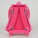 Mochila Escolar De Rodinha Princesas Mágicas Clio