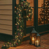 Festão Opaco Verde 12cm - 2m