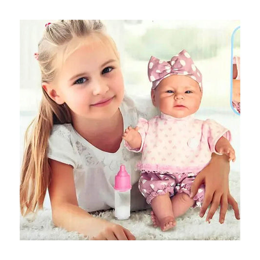 Bebê Reborn Menina Boneca Realista Com Acessórios