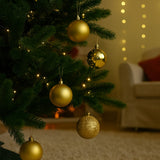 Bola Natal Nº3 Dourada Com 15