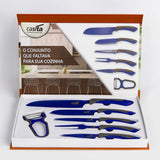 Conjunto de Facas Para Cozinha Com 6 Peças Casita
