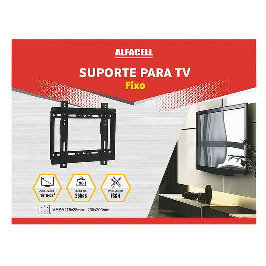 Suporte Fixo Universal Para Tv De Led 14" a 42" / 12" a 80" Polegadas