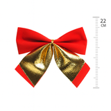 Laço de Natal Decorado 12Cm Com 3