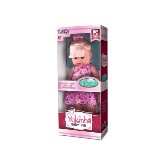 Boneca Fofa Yukinha Baby Hair