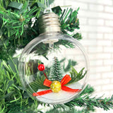 Bola De Natal Lâmpada Com Enfeites Natalinos e Led