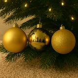 Bola Natal Nº7 Ouro Com 6