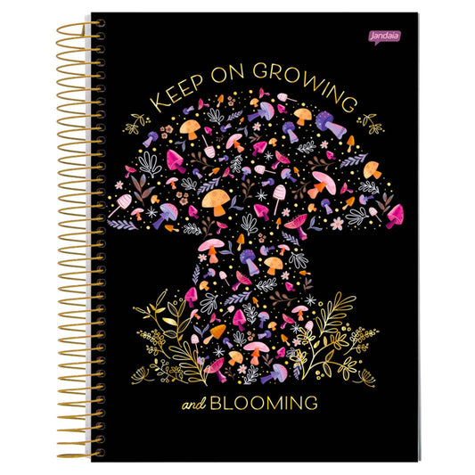 Caderno Universitário Capa Dura Bloom 1 Matéria Jandaia