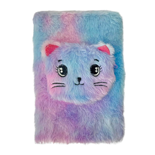 Caderno 1/4 Fofo Gatinho Pelúcia